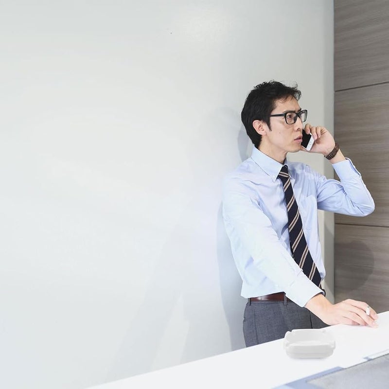 White Square Imitation Porcelain Ashtray For Home Patio Outdoor Smoking Use - Image 3